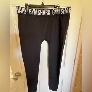 Gym shark leggings size large gently used
